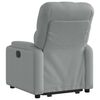 vidaXL Fauteuil inclinable Gris clair Tissu