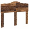 vidaXL Cadre de lit Bois ancien 135 x 190 cm Bois de pin massif