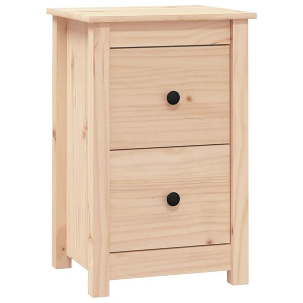 vidaXL Table de chevet 40x35x61,5 cm Bois de pin massif