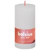 Bolsius Bougies pilier rustiques Shine 8 pcs 100x50 mm Blanc nuageux