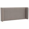 vidaXL Oreille de t&ecirc;te de lit Taupe 40,5 x 40,5 x 4 cm tissu