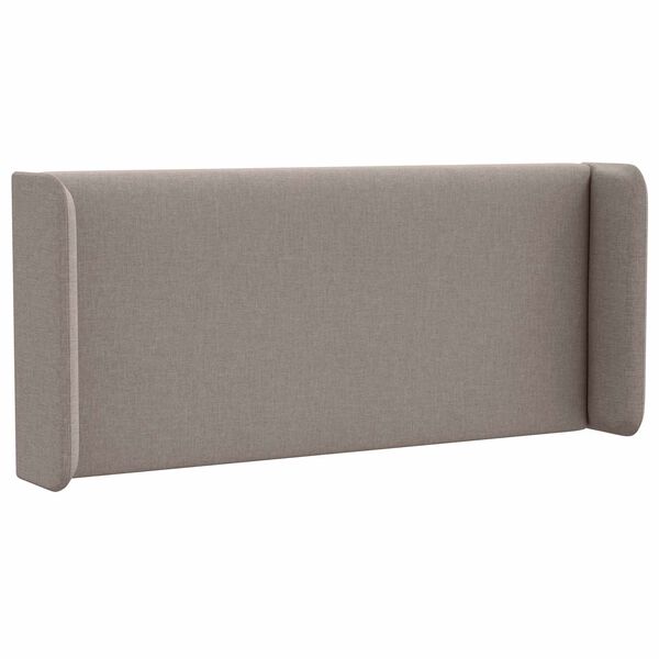 vidaXL Oreille de t&ecirc;te de lit Taupe 40,5 x 40,5 x 4 cm tissu
