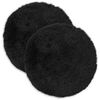 vidaXL Coussin avec oreiller HEERLEN 6 pi&egrave;ces Noir Fleece PV
