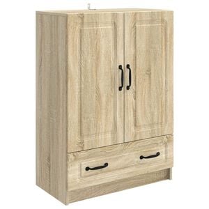 vidaXL Buffet Ch&ecirc;ne Sonoma 66 x 34,5 x 92 cm Bois d'ing&eacute;nierie