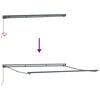vidaXL Auvent R&eacute;tractable Cr&egrave;me 400 &times; 300 cm Polyester et Aluminium