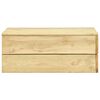 vidaXL Table de jardin 75x75x31 cm Bois de pin imprégné