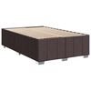 vidaXL Sommier &agrave; lattes de lit avec matelas Marron fonc&eacute; 120x200 cm