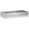 vidaXL Mur de sout&egrave;nement 6 pc 200 x 100 x 40 cm Acier inoxydable