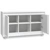 vidaXL Buffet blanc 102x35x60 cm bois d'ing&eacute;nierie