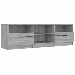 vidaXL Meuble TV Sonoma gris 150x33,5x45 cm Bois d'ing&eacute;nierie