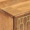 vidaXL Table de chevet 40x33x46 cm Bois de manguier solide