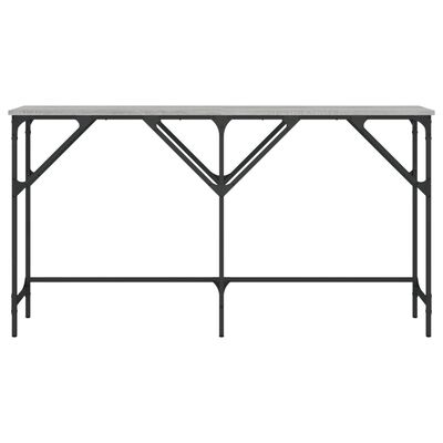 vidaXL Table console sonoma gris 140x29x75 cm bois d'ingénierie