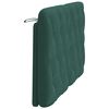 vidaXL Coussin de t&ecirc;te de lit vert fonc&eacute; 120 cm velours
