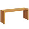 vidaXL banc Huile Naturelle 110 x 30 x 45 cm Bois de teck massif