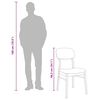 vidaXL Chaises à manger coussins 2 pcs blanc bois massif caoutchouc