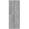 vidaXL Buffet haut sonoma gris 70x35x180 cm bois d'ingénierie