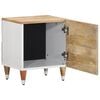 vidaXL Tables de chevet 2 pcs 40x33,5x46 cm Bois de manguier solide