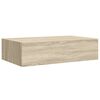 vidaXL Étagère à tiroir murale chêne 40x23,5x10 cm MDF