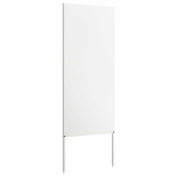 vidaXL &Eacute;cran de confidentialit&eacute; de jardin Fretwork Blanc 50 x 140 cm