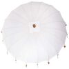 vidaXL Parasol balinais avec base 260 210-220 cm