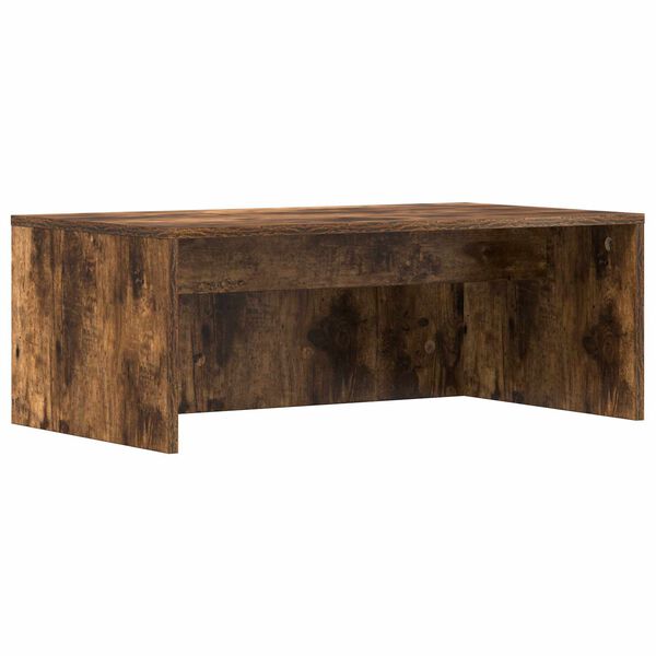 vidaXL Bureau mural Ch&ecirc;ne fum&eacute; 80 x 45 x 30 cm Bois d'ing&eacute;nierie