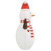 vidaXL Bonhomme de neige gonflable de Noël avec LED 630 cm