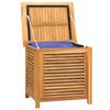 vidaXL Bo&icirc;te de rangement de jardin et sac 60x50x58cm bois massif teck