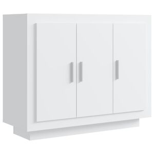 vidaXL Buffet blanc 92x35x75 cm bois d&rsquo;ing&eacute;nierie