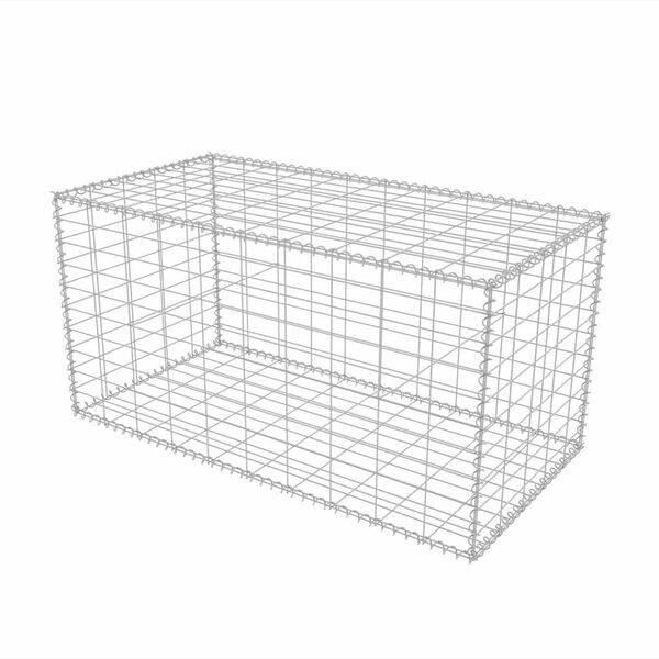 vidaXL Panier de gabion Acier galvanis&eacute; 100x50x50 cm