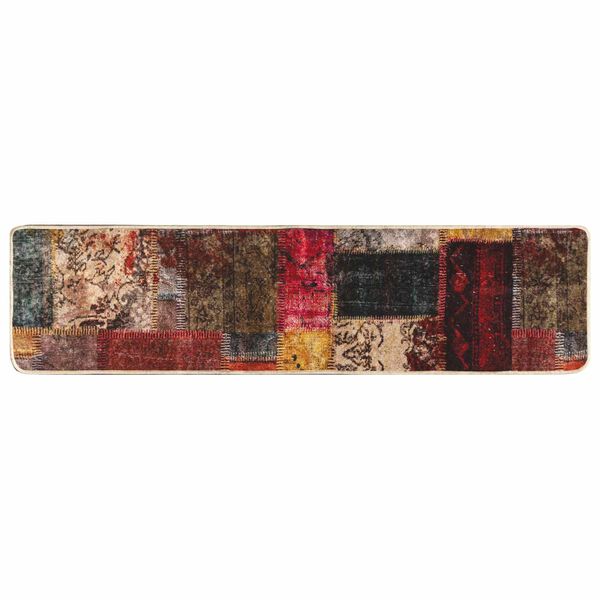 vidaXL Coureur de Tapis MARSA Multicolore 400 x 80 cm Polyester et PVC