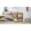 vidaXL Bibliothèque/Séparateur de pièce chêne artisanal 80x30x72 cm