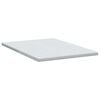 vidaXL Surmatelas Blanc 140 x 200 cm Tissu jacquard