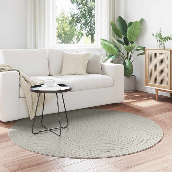 vidaXL Tapis de surface Rond PALMERAS Vert &Oslash; 200 CM Polyester