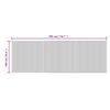 vidaXL Tapis rectangulaire gris 100x300 cm bambou
