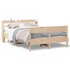 vidaXL Cadre de lit sans matelas 135x190 cm bois de pin massif