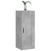 vidaXL Armoire murale gris b&eacute;ton 34,5x34x90 cm bois d'ing&eacute;nierie