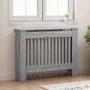 vidaXL Cache-Radiateur Gris Sonoma 112 x 19 x 81,5 cm