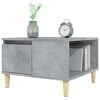 vidaXL Table basse sonoma gris 55x55x36,5 cm bois d'ing&eacute;nierie