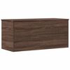 vidaXL Bo&icirc;te de rangement ch&ecirc;ne marron 100x42x46 cm bois d'ing&eacute;nierie