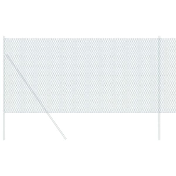 vidaXL Cl&ocirc;ture hexagonale Vert 1 x 10 m PVC