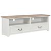 vidaXL Meuble TV Blanc 120x30x40 cm Bois