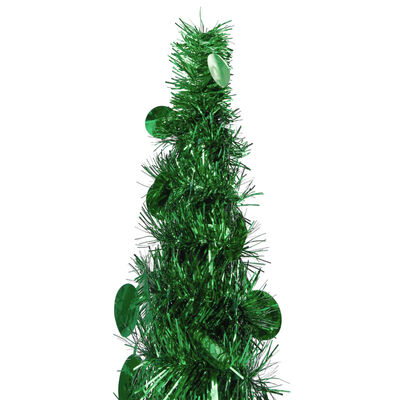 vidaXL Sapin de Noël artificiel escamotable vert 150 cm PET