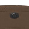 vidaXL Fauteuil inclinable &eacute;lectrique marron tissu