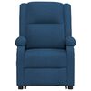 vidaXL Fauteuil de massage Bleu Tissu