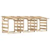 vidaXL Pergolas avec toits 3 pcs 100x90x100 cm Bois de pin impr&eacute;gn&eacute;