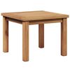 vidaXL Table basse Marron 45 x 45 x 36 cm Bois de teck massif