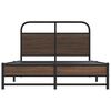 vidaXL Cadre de lit sans matelas 120x200 cm ch&ecirc;ne marron