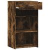 vidaXL Buffet chêne fumé 50x42,5x93 cm bois d'ingénierie