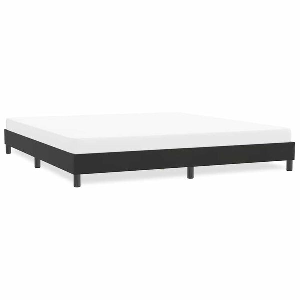 vidaXL Cadre de lit sans matelas noir 180x210 cm velours