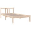 vidaXL Cadre de lit sans matelas bois massif 90x190 cm